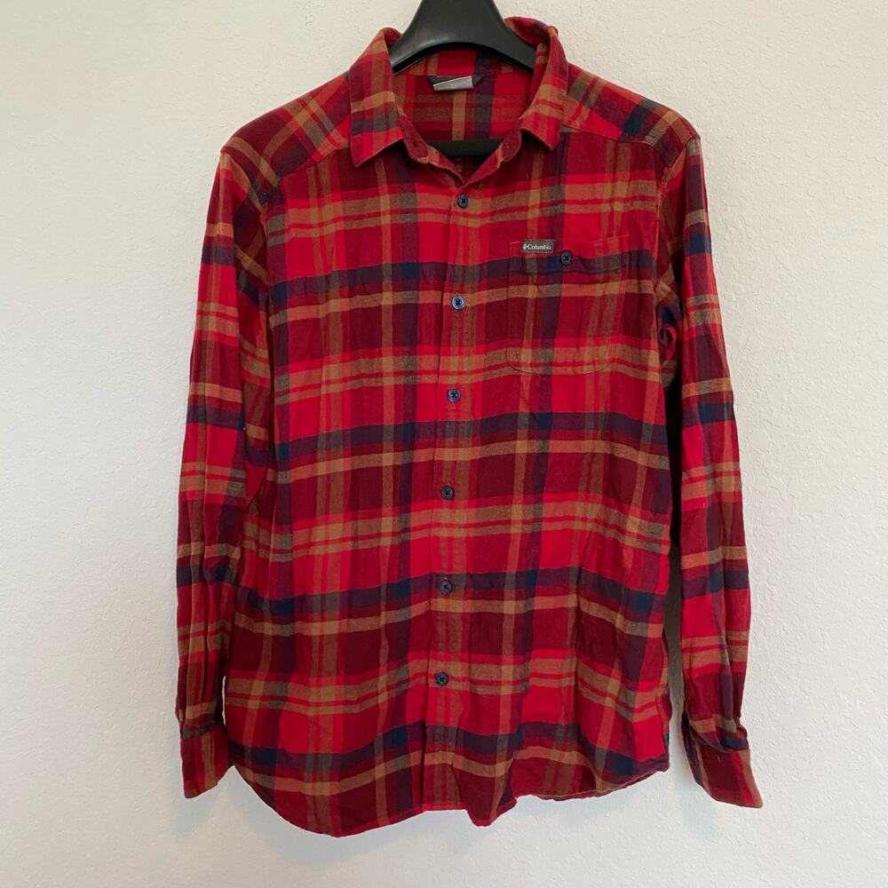 Columbia‎ Cornell Woods Flannel Long Sleeve Shirt Large